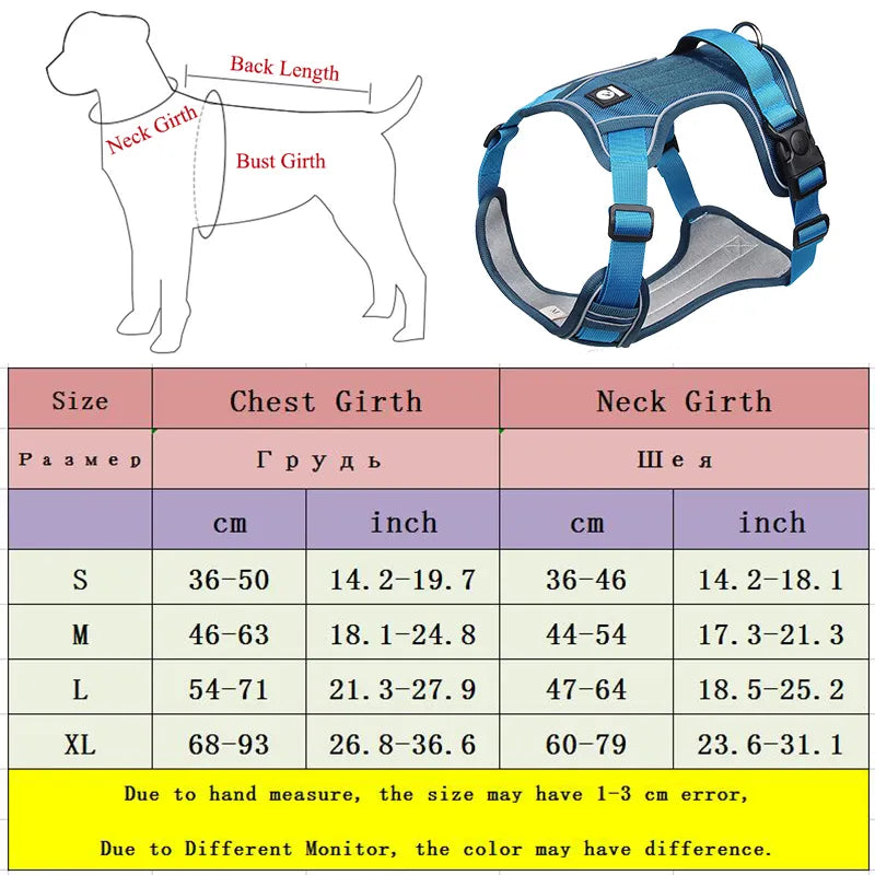 Harryoo Reflective Safety Dog Harness