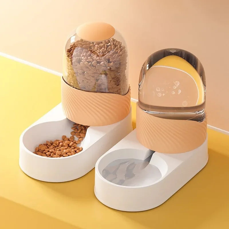 Transparent Balls Pet Feeder Water Fountain