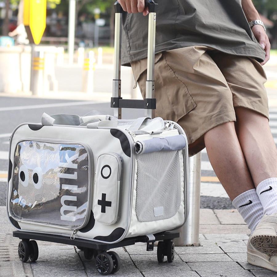 Dairy Cattle Trolley Case Cat Carrier Bag