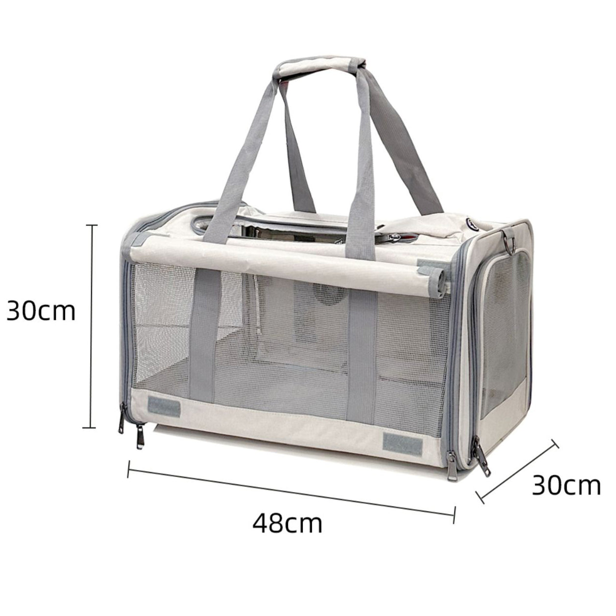 Huge Capacity Mesh Window Cat Carrier Bag