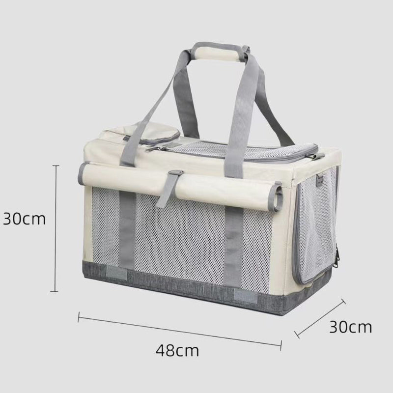 Huge Capacity Mesh Window Cat Carrier Bag