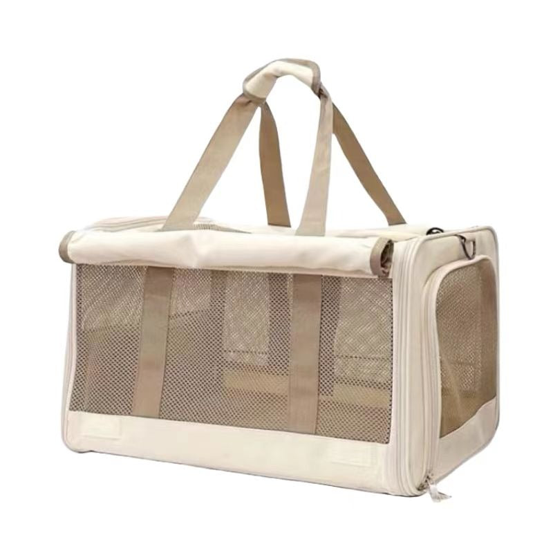 Huge Capacity Mesh Window Cat Carrier Bag