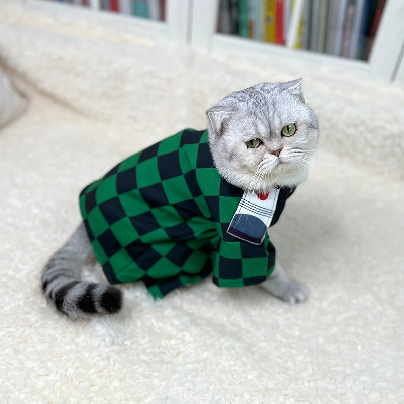 Demon Slayer Pet Cat Apparel