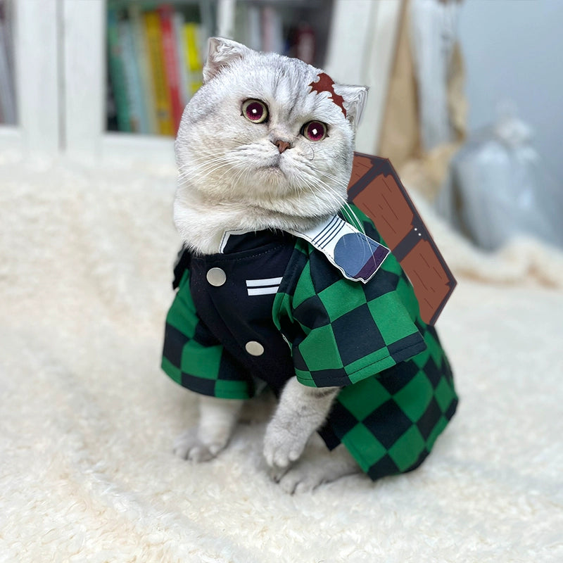 Demon Slayer Pet Cat Apparel
