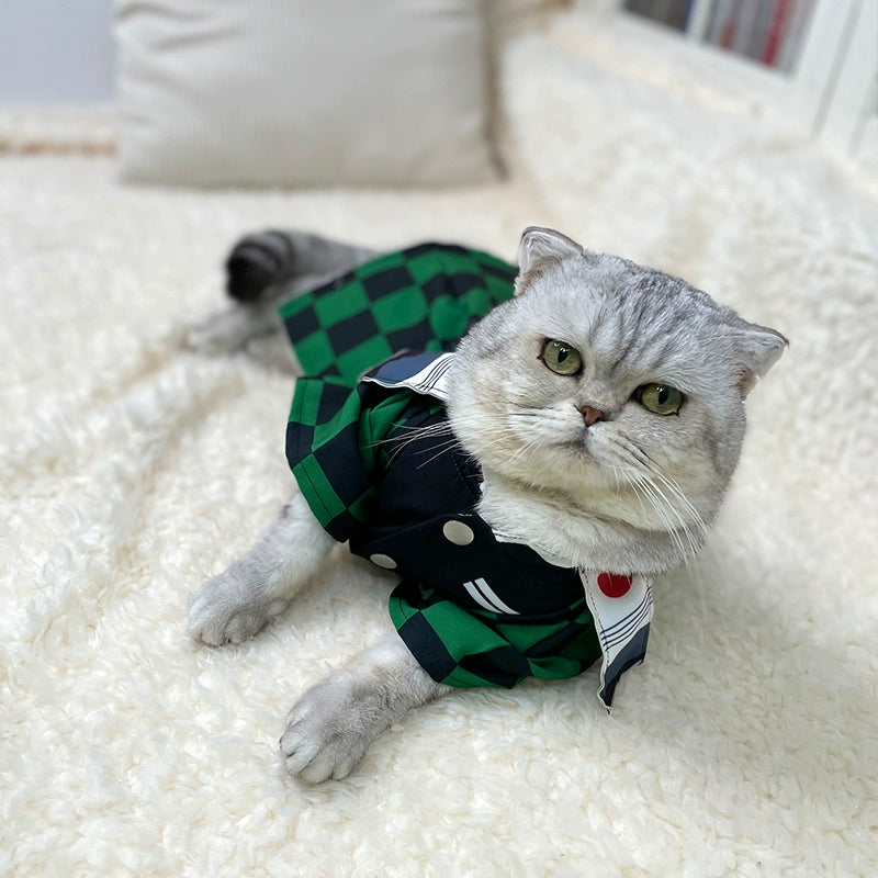 Demon Slayer Pet Cat Apparel