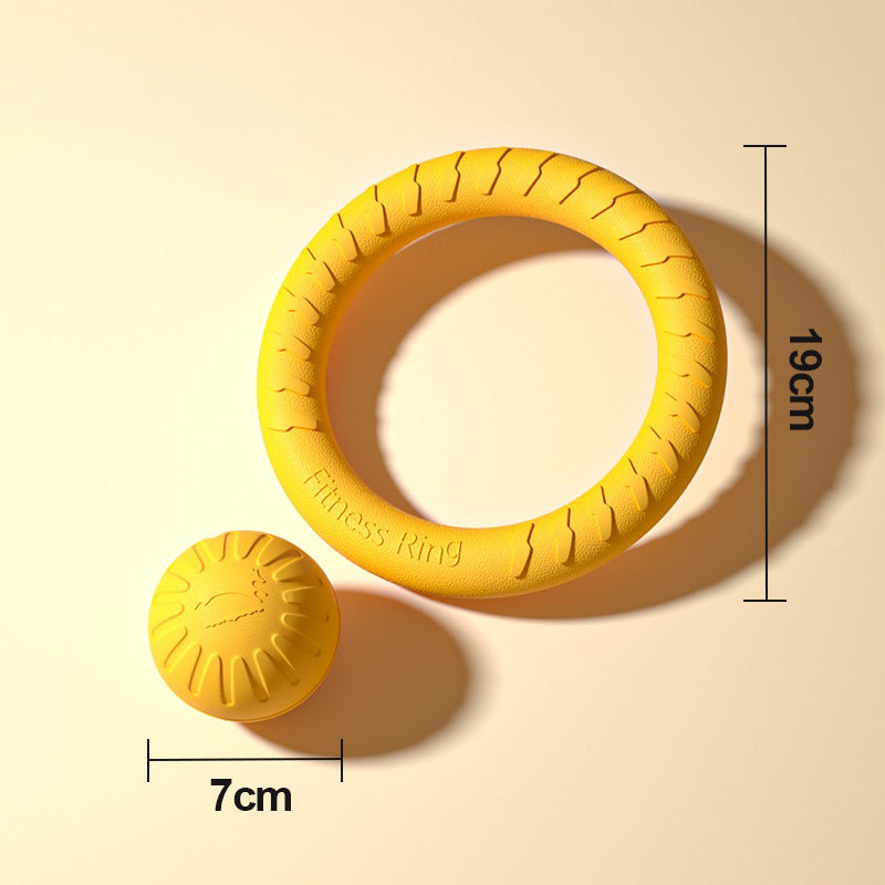 Outdoor Training Ring Frisbee Ball Dog Toy Set