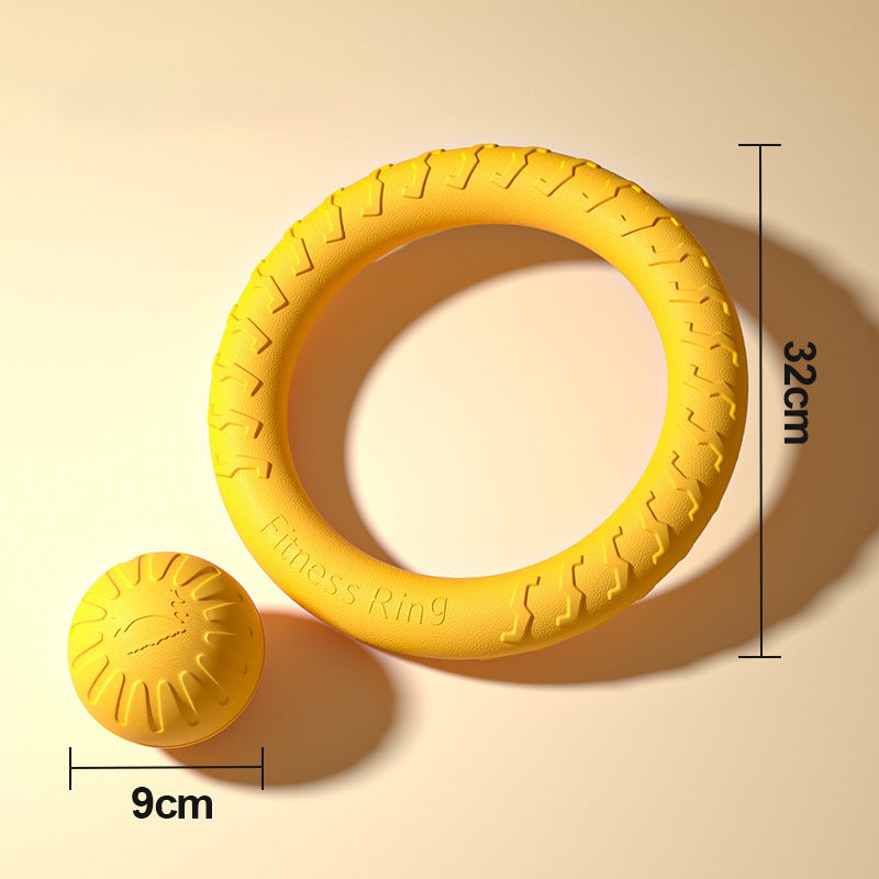 Outdoor Training Ring Frisbee Ball Dog Toy Set