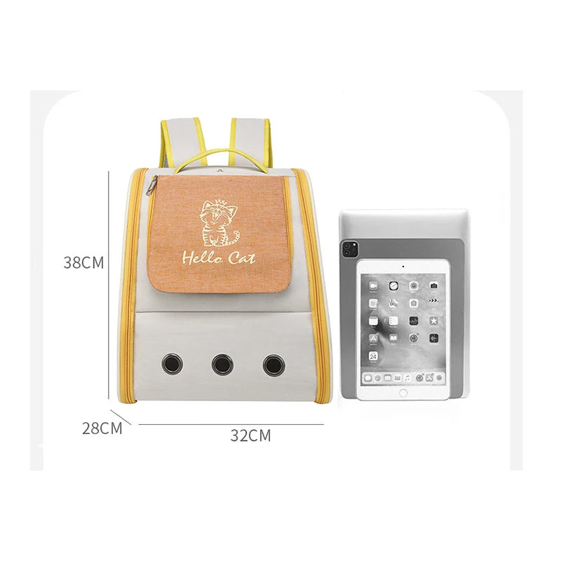 Breathable Pet Cat Carrier Backpack