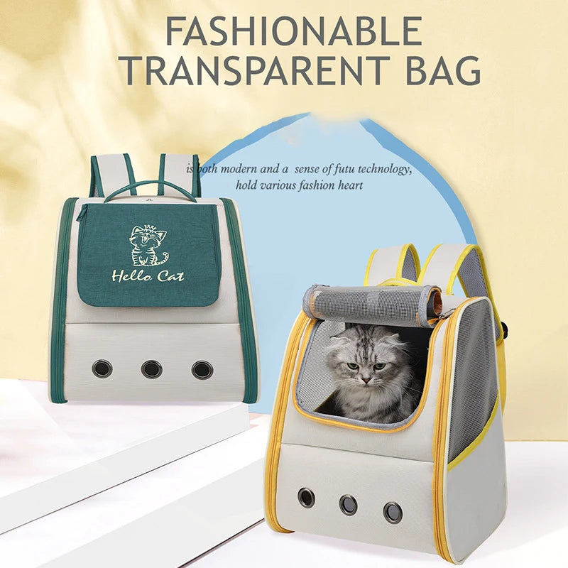 Breathable Pet Cat Carrier Backpack