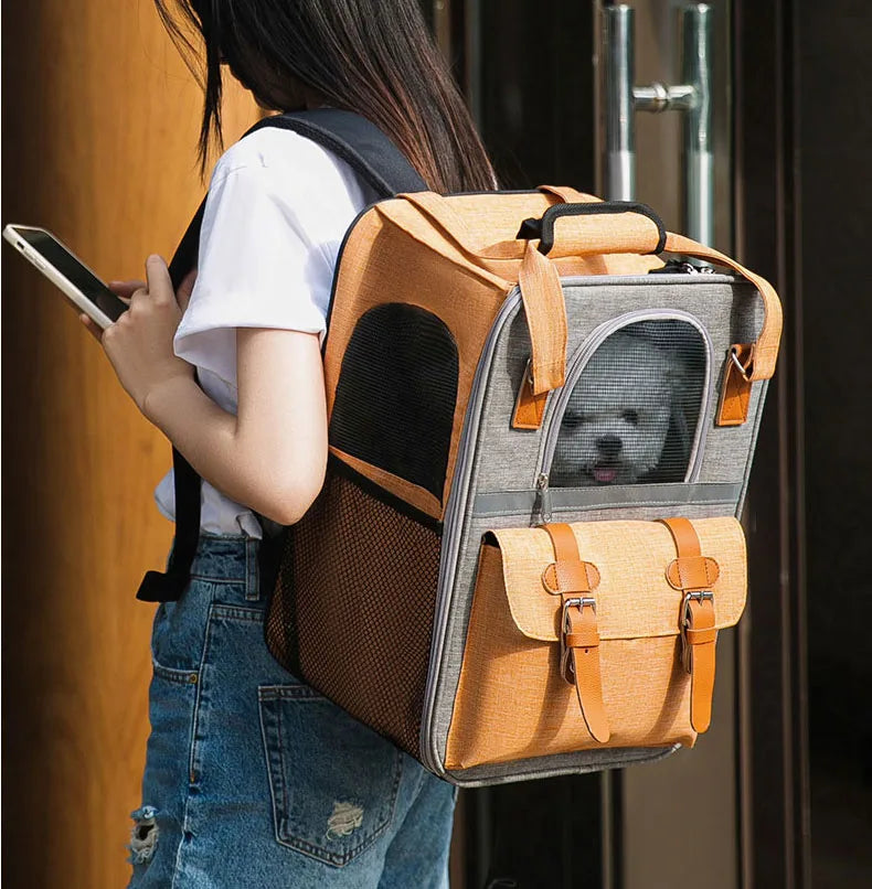 Buckle Pet Backpack Bag