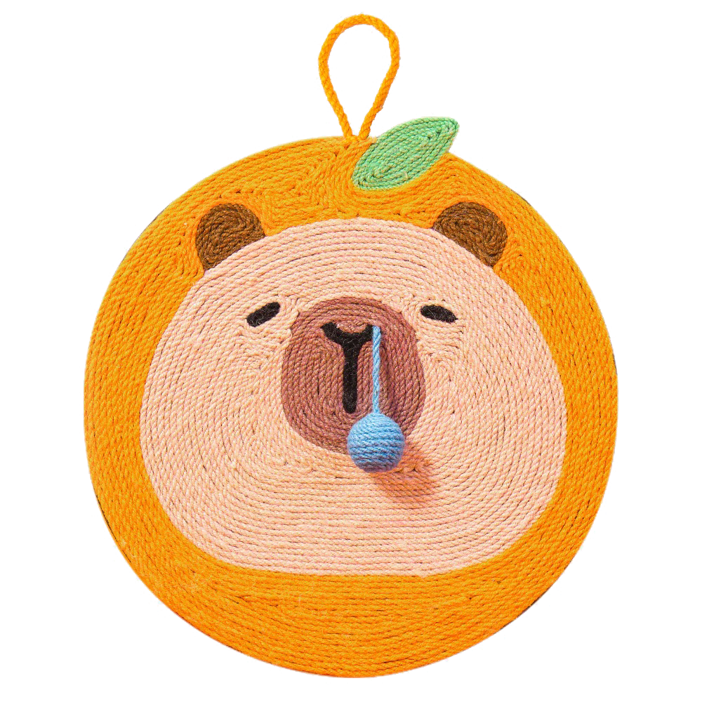 Capybara Cat Scratcher Board Cat Toy