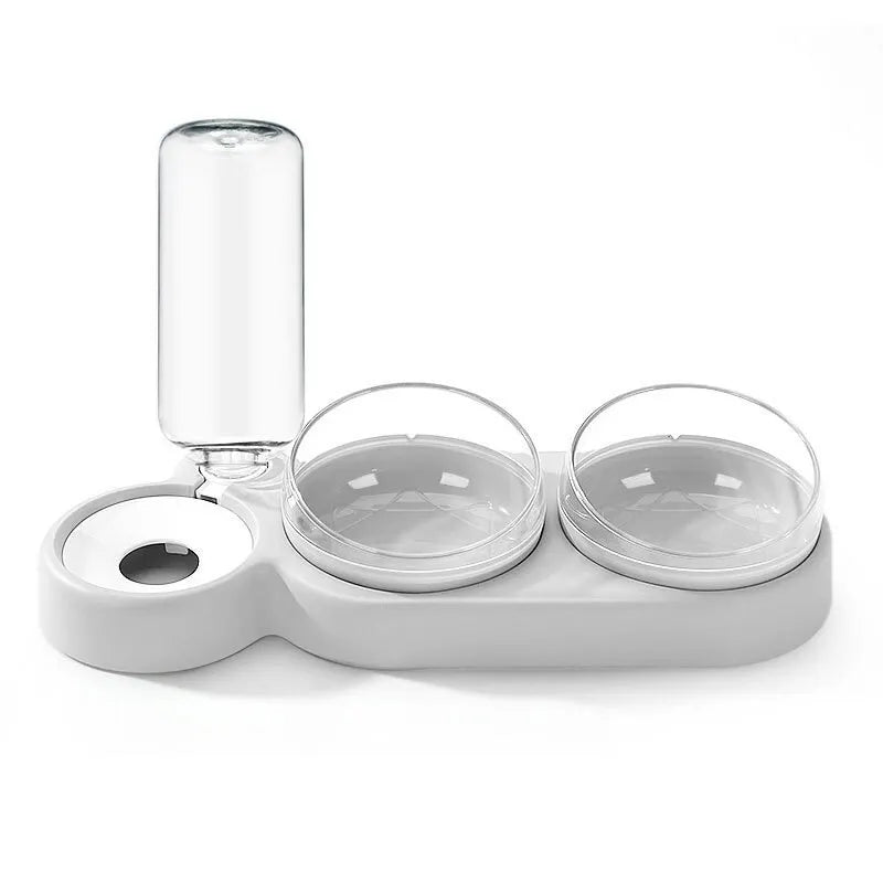 3 in1 Cat And Dog Bowl Pet Feeder