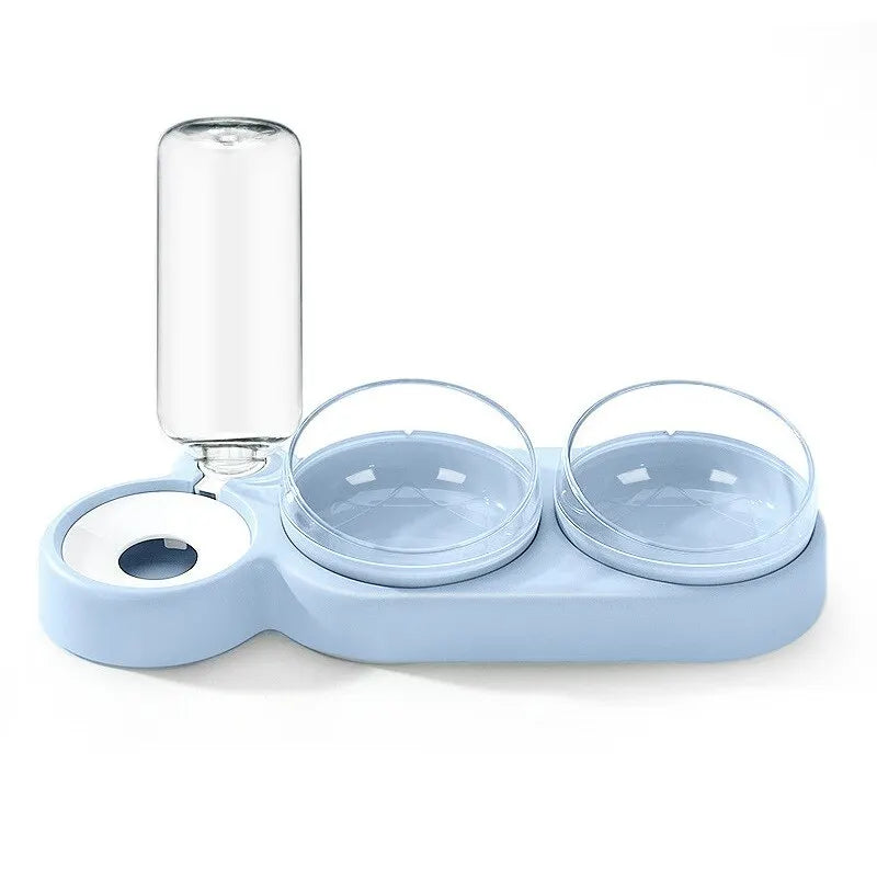 3 in1 Cat And Dog Bowl Pet Feeder