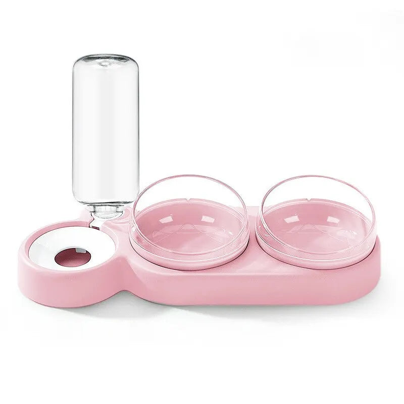 3 in1 Cat And Dog Bowl Pet Feeder