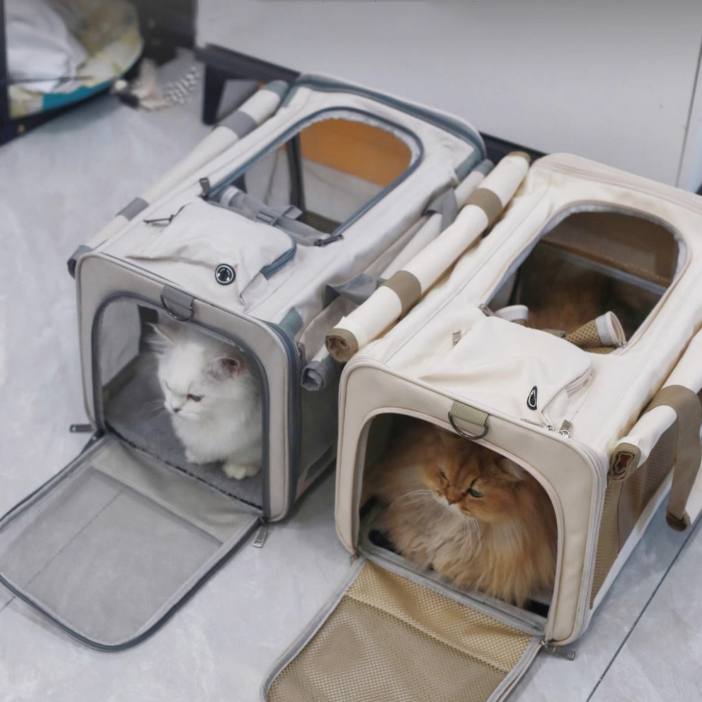 Huge Capacity Mesh Window Cat Carrier Bag
