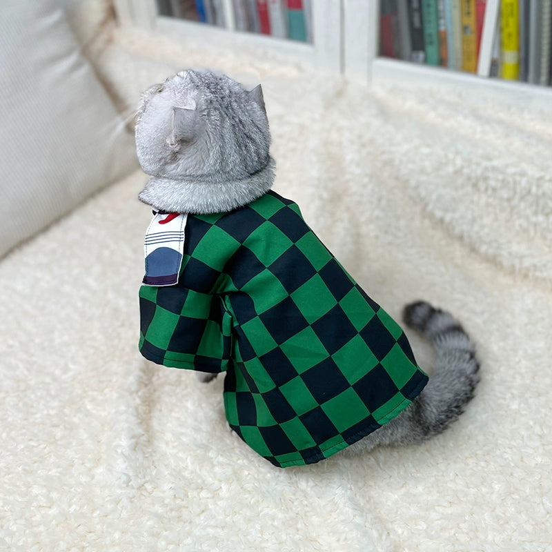Demon Slayer Pet Cat Apparel